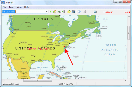 Ip Location Map